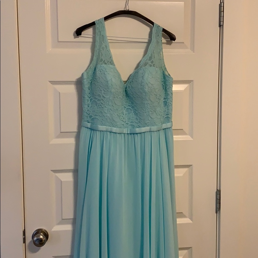 Bridesmaid/ grad dress - aqua
